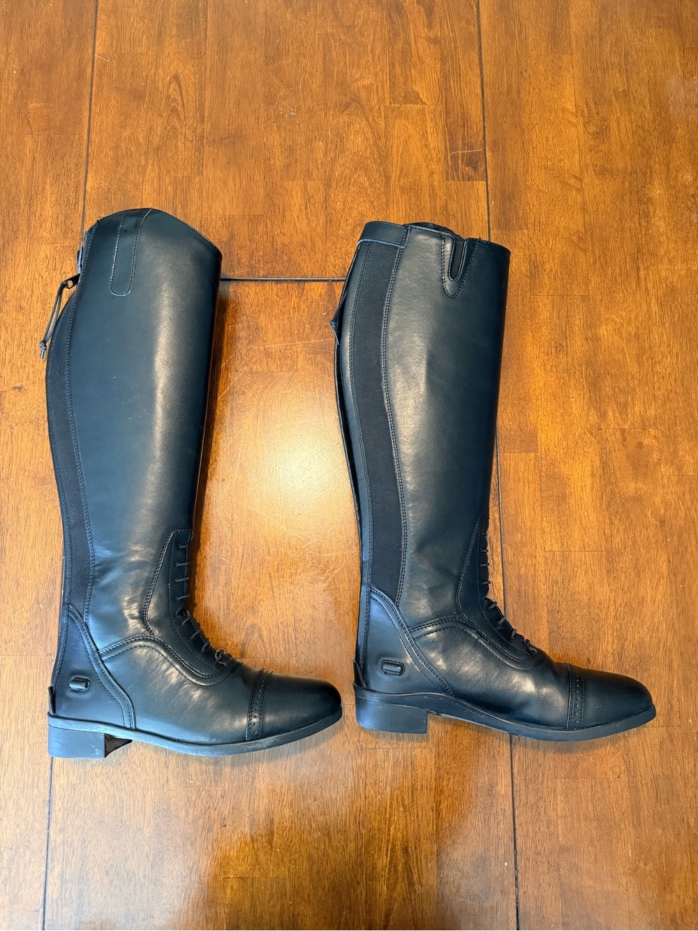Black Tall Riding Boots